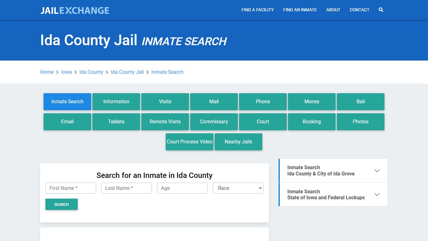 Ida County Jail, IA Inmate Search: Roster & Mugshots - Jail Exchange